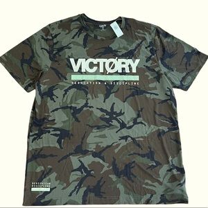 Brand new with tags - Mens athletic shirt - Victory Dedication & Discipline